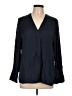 Chico's Blue Long Sleeve Polo Size Lg (2) - photo 1