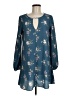 Mimi Chica 100% Polyester Teal 3/4 Sleeve Blouse Size M - photo 1