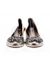 Vera Wang Metallic Silver Gold Flats Size 6 1/2 - photo 2