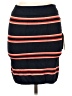A.L.C. Stripes Blue Casual Skirt Size L - photo 1