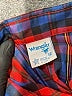 Wrangler Jeans Co Plaid Red Long Sleeve Blouse Size 12 - photo 7