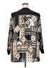 IMAN 100% Polyester Print Black Long Sleeve Blouse Size 2X - photo 2