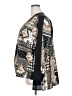 IMAN 100% Polyester Print Black Long Sleeve Blouse Size 2X - photo 5