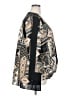 IMAN 100% Polyester Print Black Long Sleeve Blouse Size 2X - photo 4
