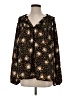 Entro Brown Long Sleeve Blouse Size S - photo 1