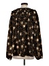 Entro Brown Long Sleeve Blouse Size S - photo 2