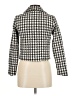 Aura 100% Polyester Houndstooth Ivory Jacket Size M - photo 2