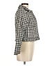 Aura 100% Polyester Houndstooth Ivory Jacket Size M - photo 4