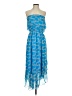Second Skin 100% Polyester Blue Cocktail Dress Size S - photo 1