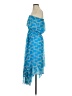 Second Skin 100% Polyester Blue Cocktail Dress Size S - photo 5