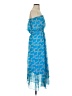 Second Skin 100% Polyester Blue Cocktail Dress Size S - photo 4