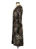 CAbi Animal Print Brown Cocktail Dress Size S - photo 5
