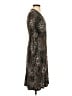CAbi Animal Print Brown Cocktail Dress Size S - photo 4