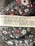 Zara Floral Black Long Sleeve Button-Down Shirt Size L - photo 5