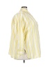 Torrid Stripes Yellow 3/4 Sleeve Button-Down Shirt Size 3X Plus (3) - photo 4
