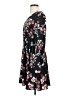 Ann Taylor LOFT 100% Polyester Floral Black Casual Dress Size S - photo 5