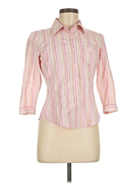 Sigrid Olsen 3/4 Sleeve Silk Top