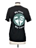 Unbranded Solid Black Short Sleeve T-Shirt Size XS - photo 2