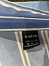 Shein Stripes Blue Long Sleeve Blouse Size 6 - photo 7