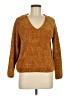 A New Day 100% Polyester Tweed Gold Pullover Sweater Size M - photo 1