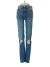 Free People Hearts Blue Jeans Size 27 waist - photo 1