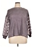 Dantelle Gray Long Sleeve Top Size XL - photo 1