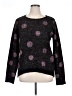 Apt. 9 Paisley Black Pullover Sweater Size XL - photo 1