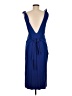 Unbranded Solid Blue Cocktail Dress Size M (estimated) - photo 2