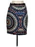 Tabitha 100% Cotton Print Blue Casual Skirt Size 6 - photo 1