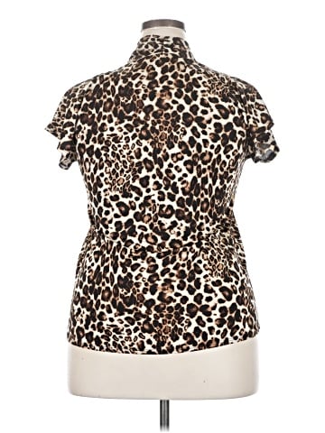 California Waves Short Sleeve Blouse (view 2)