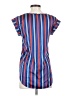 Express Stripes Blue Short Sleeve Blouse Size XS - photo 2