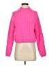 Design History 100% Polyester Solid Pink Turtleneck Sweater Size XS - photo 1
