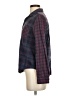 BDG Plaid Burgundy Long Sleeve Button-Down Shirt Size S - photo 5