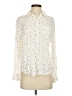 Rails 100% Rayon Polka Dots Ivory Long Sleeve Blouse Size S - photo 1