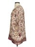 Glam 100% Rayon Ivory 3/4 Sleeve Blouse Size S - photo 5