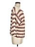 Lumiere 100% Cotton Stripes Tan Pullover Sweater Size M - photo 4