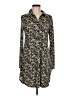 S-Twelve Chevron-herringbone Black Casual Dress Size M - photo 1