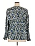 Lane Bryant 100% Polyester Blue Long Sleeve Blouse Size 14 - 16 Plus - photo 2