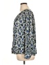 Lane Bryant 100% Polyester Blue Long Sleeve Blouse Size 14 - 16 Plus - photo 5