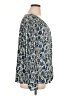 Lane Bryant 100% Polyester Blue Long Sleeve Blouse Size 14 - 16 Plus - photo 4