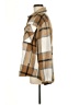 Unbranded 100% Polyester Plaid Brown Tan Coat Size M - photo 5