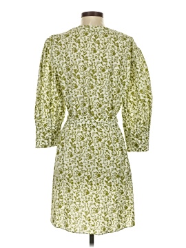 green emerald velvet dress ZARA MOST WANTED ECRU GREEN LEAF MIDI TEA DRESS Ladies  Afashionistastore