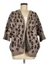 New Directions Animal Print Brown Tan Cardigan Size M (estimated) - photo 1