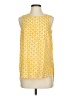 MICHAEL Michael Kors 100% Polyester Yellow Sleeveless Blouse Size S - photo 1