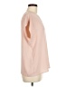 Halogen 100% Polyester Pink Short Sleeve Blouse Size M - photo 4