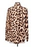 Equipment 100% Silk Animal Print Brown Long Sleeve Silk Top Size S - photo 2