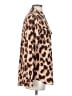 Equipment 100% Silk Animal Print Brown Long Sleeve Silk Top Size S - photo 4