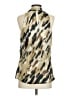 Adiva 100% Polyester Gold Tan Sleeveless Blouse Size S - photo 2