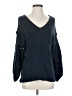 L Love Blue Pullover Sweater Size S - photo 1