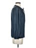 J.Crew 100% Polyester Blue Long Sleeve Blouse Size XS - photo 4